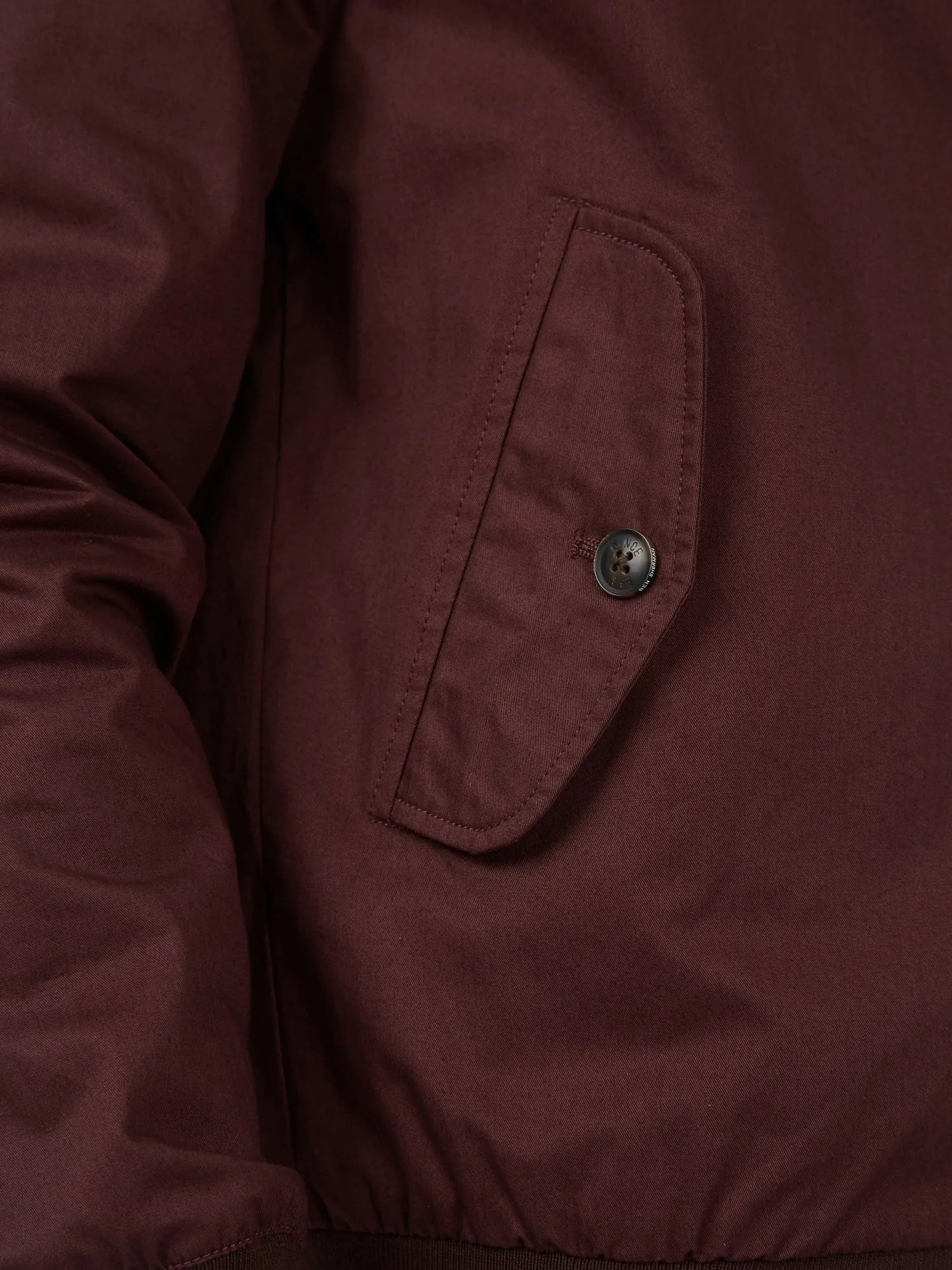 Signature Harrington Jacket - Bordeaux sold by Ben Sherman product image thumbnail 4