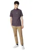 Short-Sleeve Archive Check Shirt - Dark Navy sold by Ben Sherman