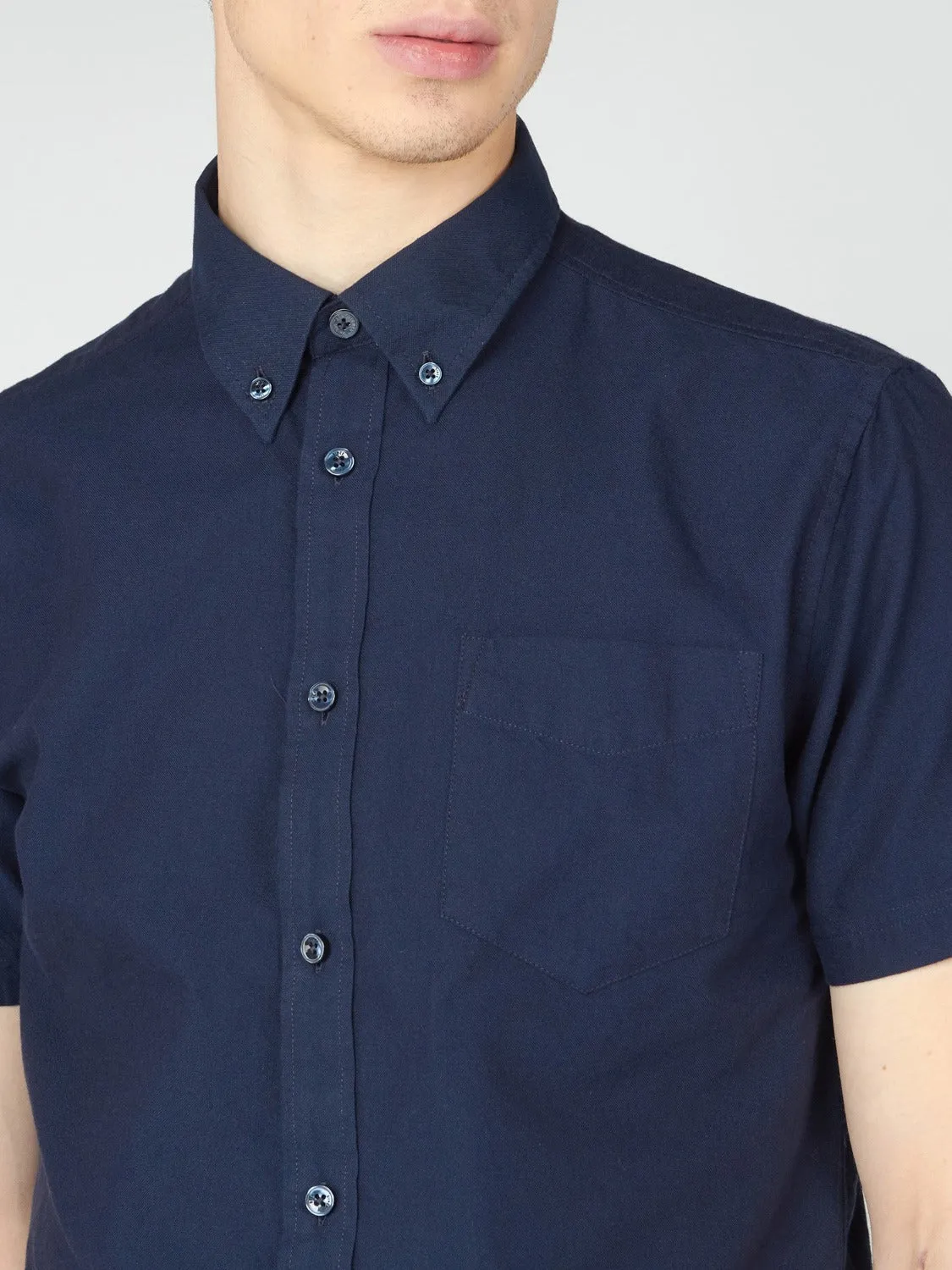 Short-Sleeve Signature Oxford Shirt sold by Ben Sherman product image thumbnail 5