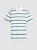 Bretton Stripe Rugby Knit Polo sold by Ben Sherman