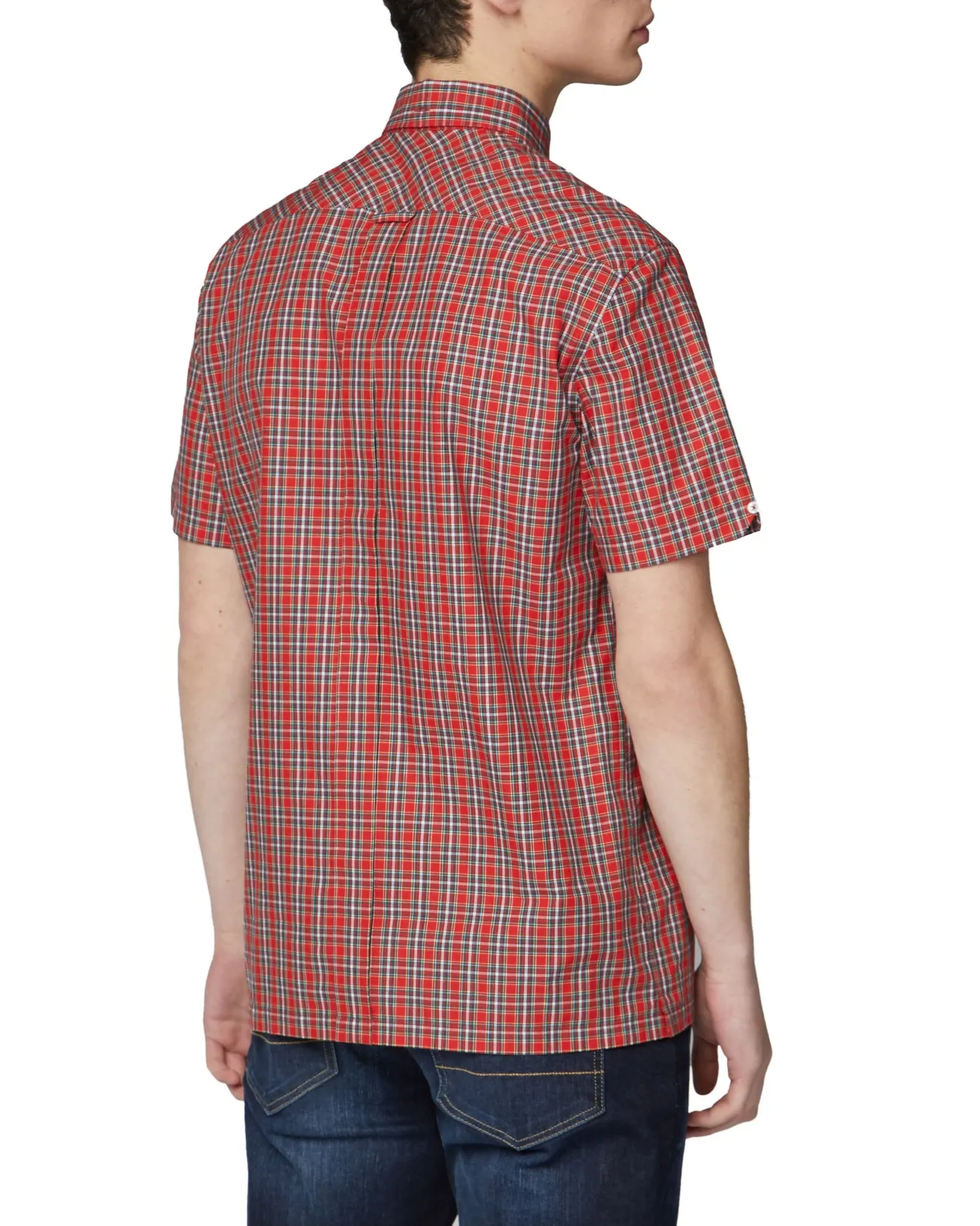 Short-Sleeve Archive Heritage Check Shirt - Red sold by Ben Sherman product image thumbnail 2