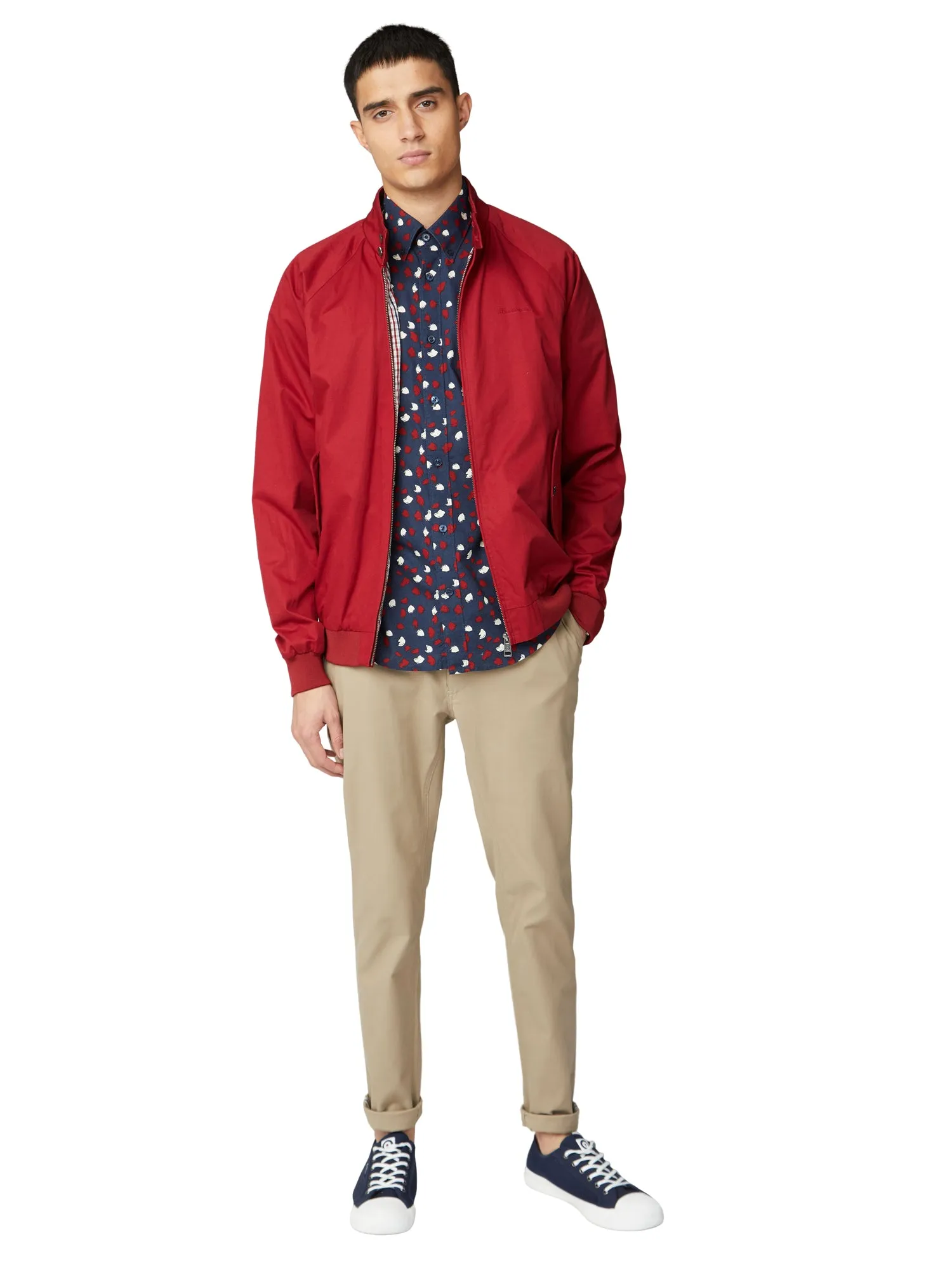 Short-Sleeve Hand-Painted Print Shirt - Dark Navy sold by Ben Sherman product image thumbnail 5