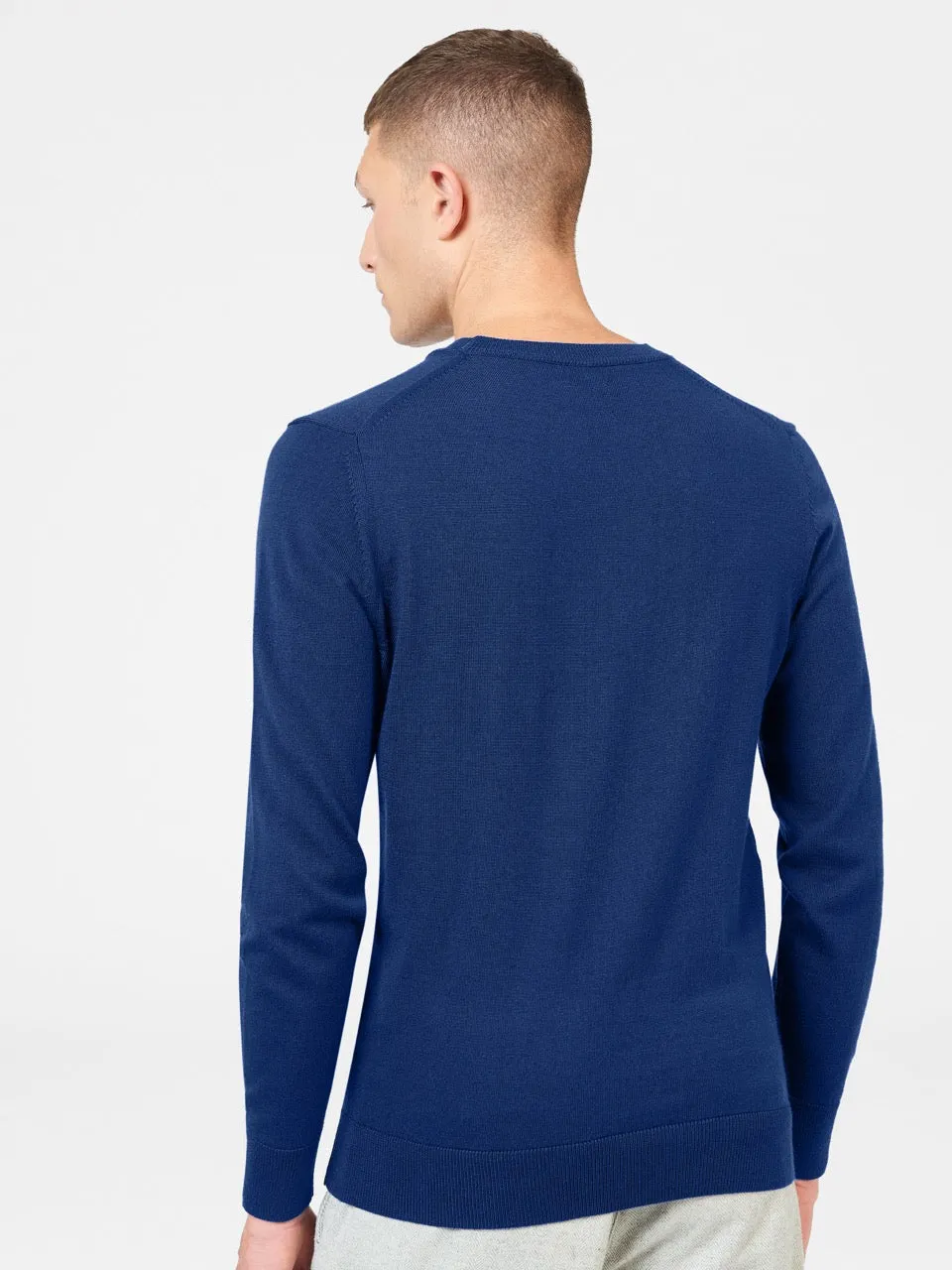 Signature Merino Crewneck Sweater - Twilight sold by Ben Sherman product image thumbnail 4