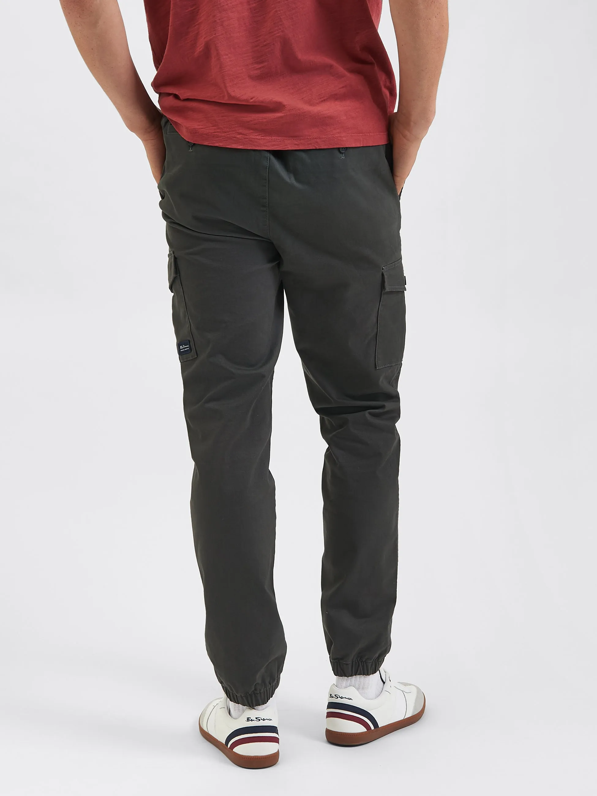 Utility Woven Jogger Pant - Charcoal sold by Ben Sherman product image thumbnail 2