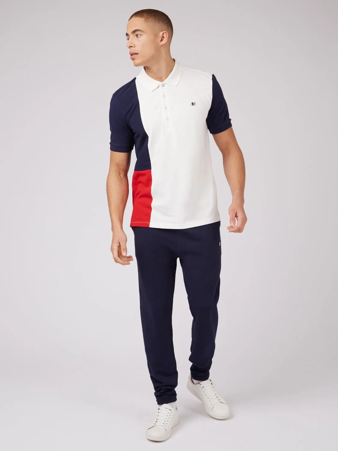 B by Ben Sherman Colorblock Polo - White sold by Ben Sherman product image thumbnail 4