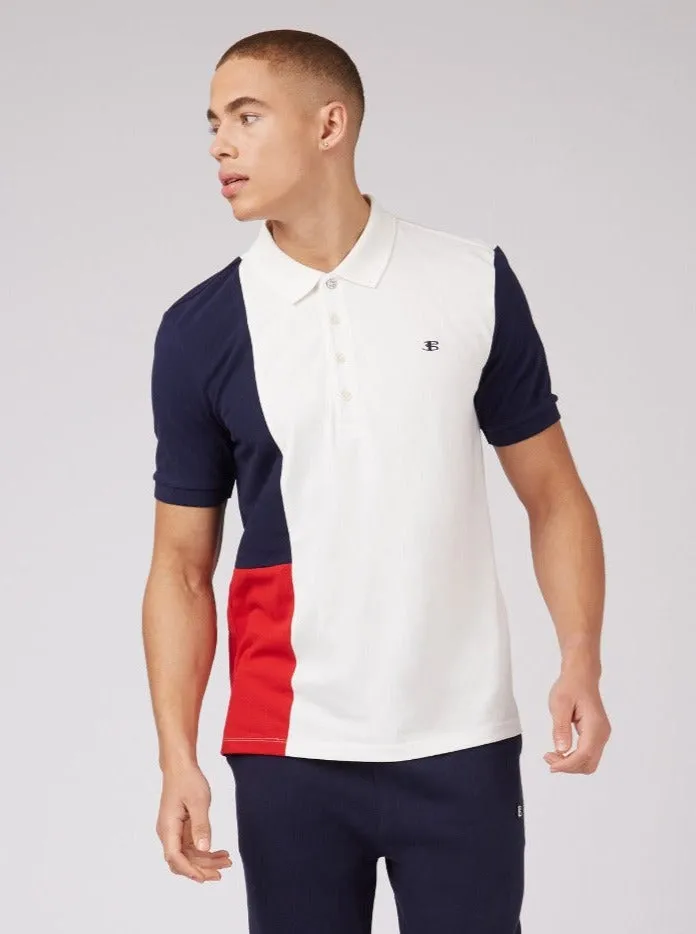 B by Ben Sherman Colorblock Polo - White sold by Ben Sherman product image thumbnail 3