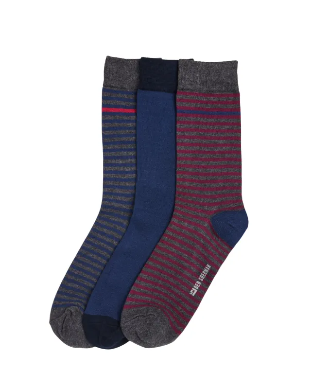 Hedgehunter Men's 5-Pack Socks - Black/Navy/Grey sold by Ben Sherman