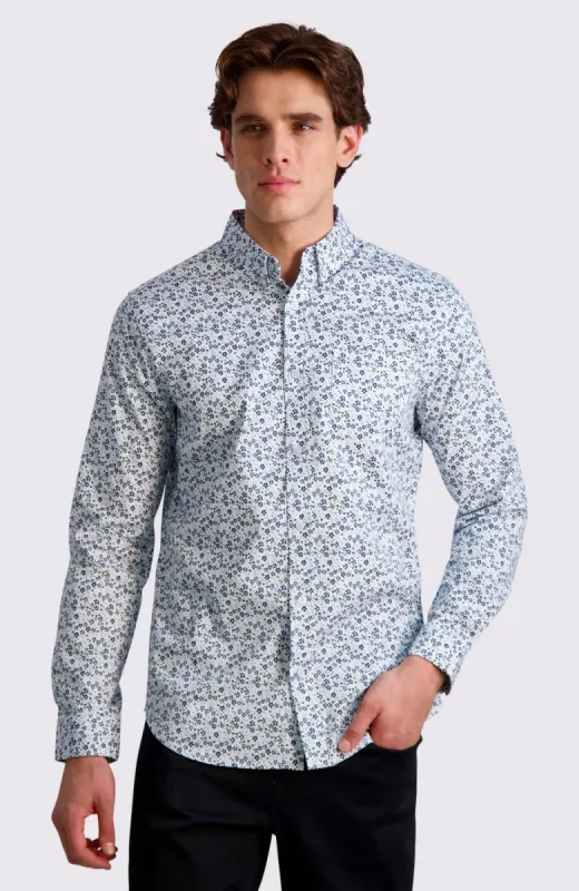 Floral Print Long-Sleeve Shirt sold by Ben Sherman