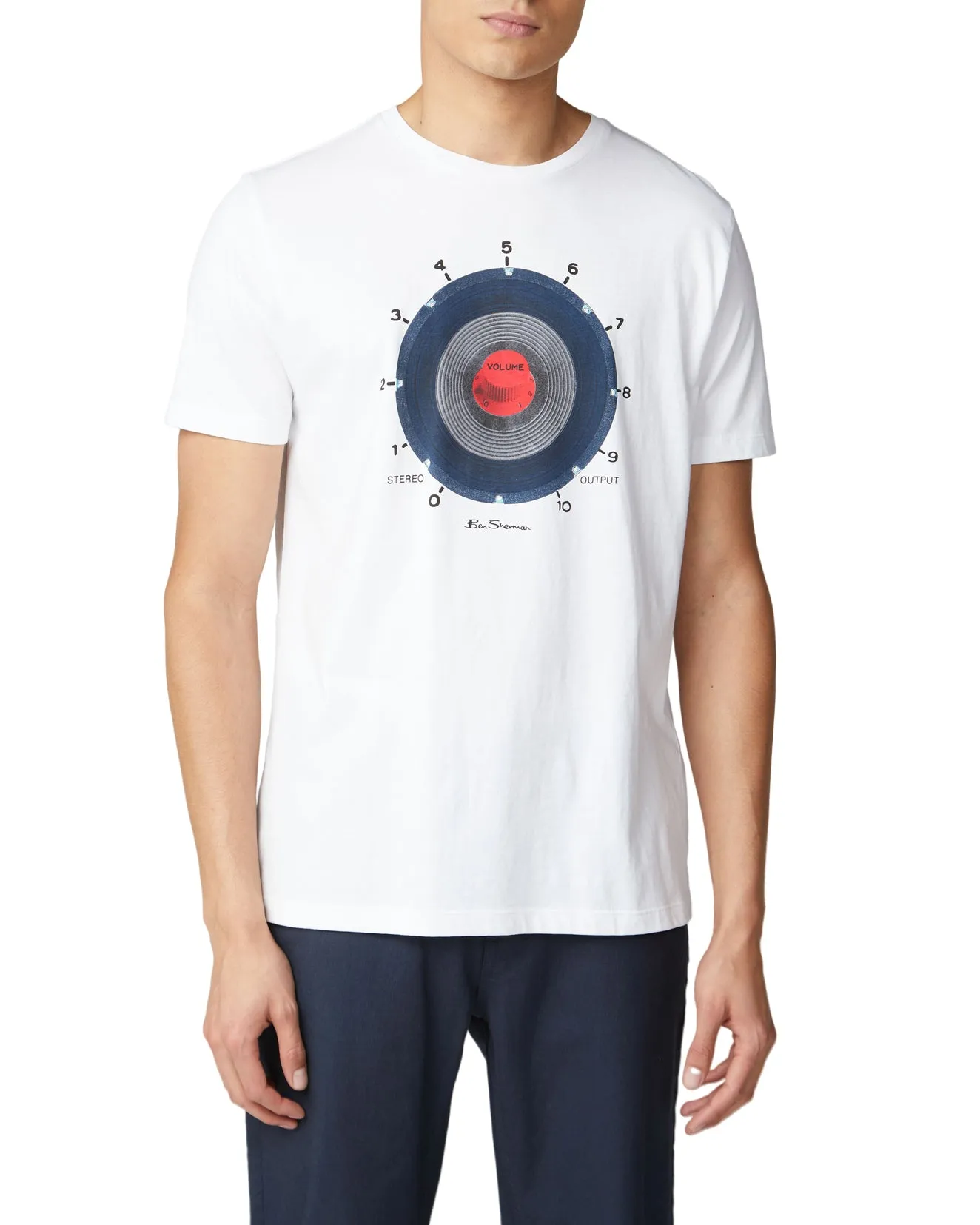 Equipment Target Tee - White sold by Ben Sherman
