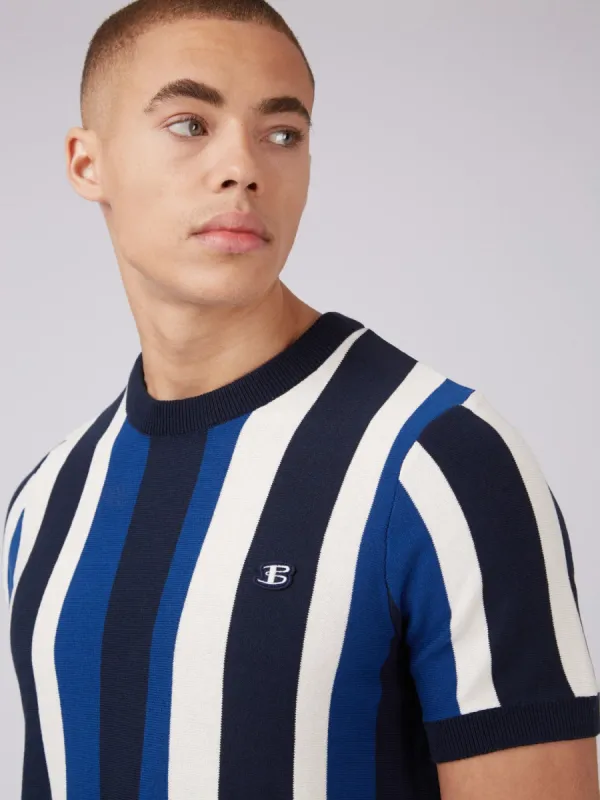 B by Ben Sherman Stripe Knit Tee made by Ben Sherman