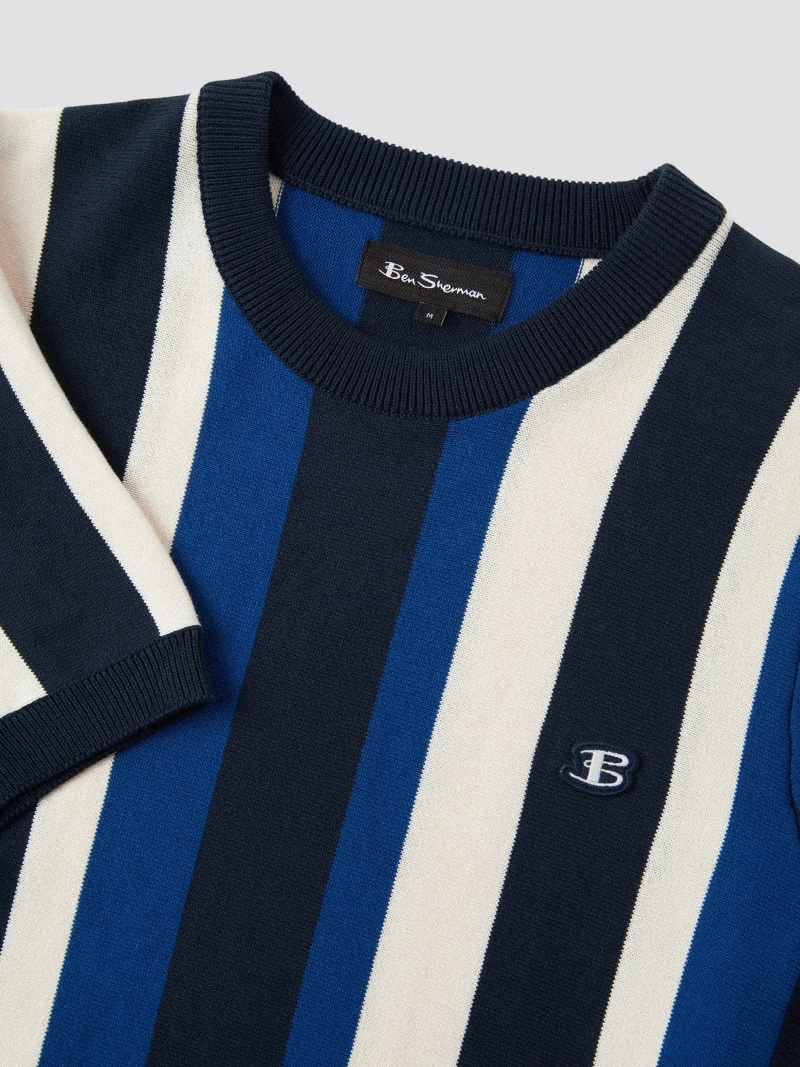 B by Ben Sherman Stripe Knit Tee sold by Ben Sherman product image thumbnail 5