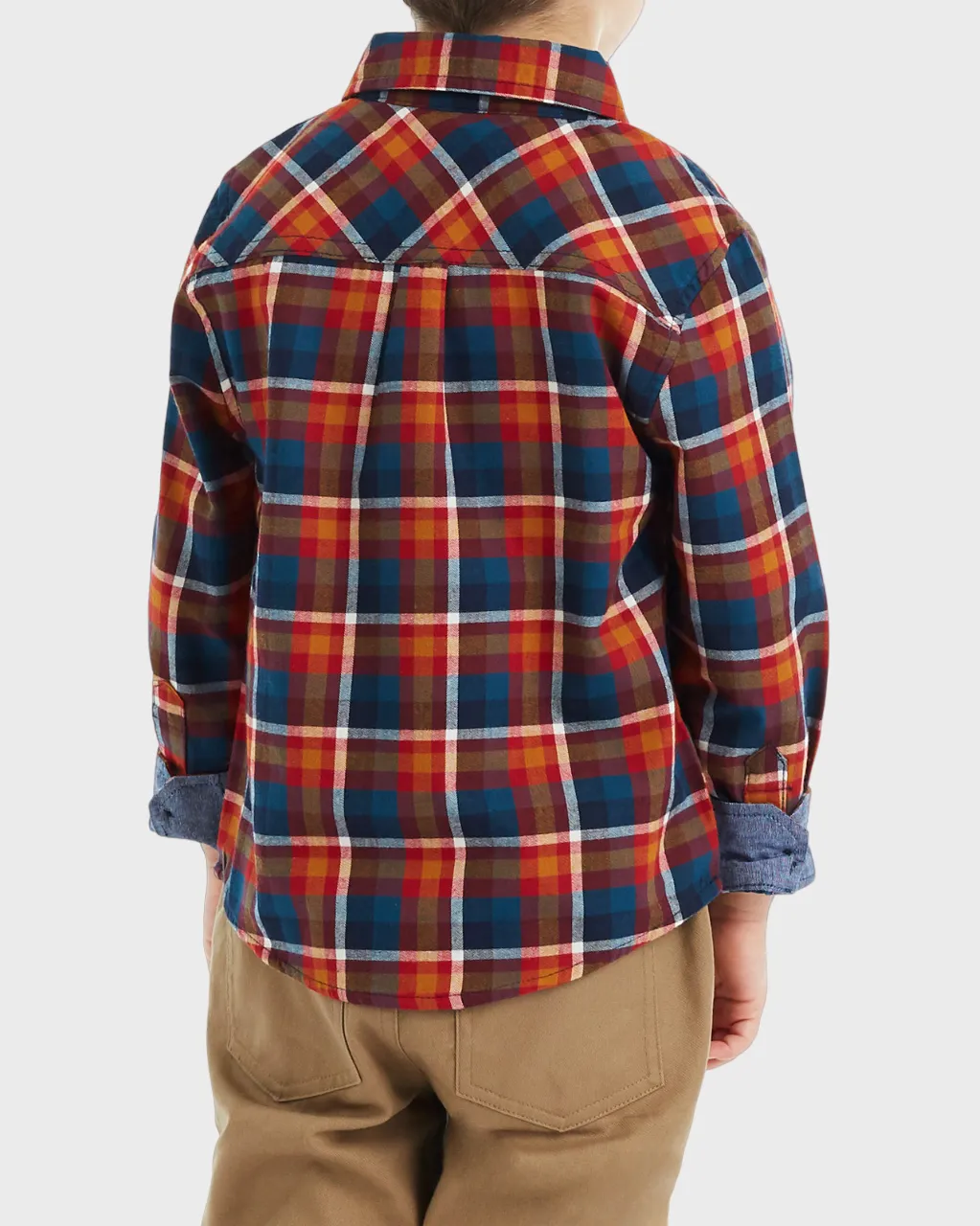 Boys Plaid Button-Down Shirt (Sizes 4-7) sold by Ben Sherman product image thumbnail 2