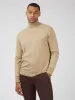 Signature Knit Roll-Neck Sweater - Sand sold by Ben Sherman