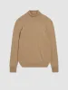 Signature Knit Roll-Neck Sweater - Sand sold by Ben Sherman