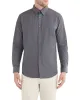 Long-Sleeve Diamond Clip Shirt - Grey sold by Ben Sherman