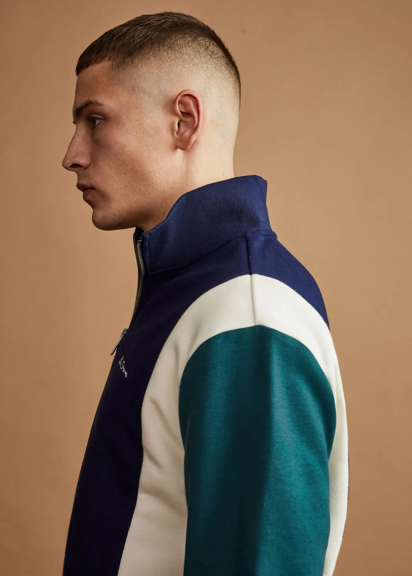 Colorblock Half-Zip Sport Sweatshirt sold by Ben Sherman product image thumbnail 2