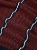 Short-Sleeve Jacquard Zip-Through Knit Polo - Marine sold by Ben Sherman