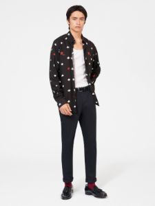 Rolling Stone Card Suits Print Shirt sold by Ben Sherman