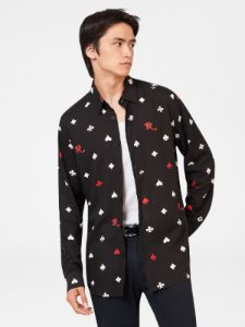 Rolling Stone Card Suits Print Shirt sold by Ben Sherman