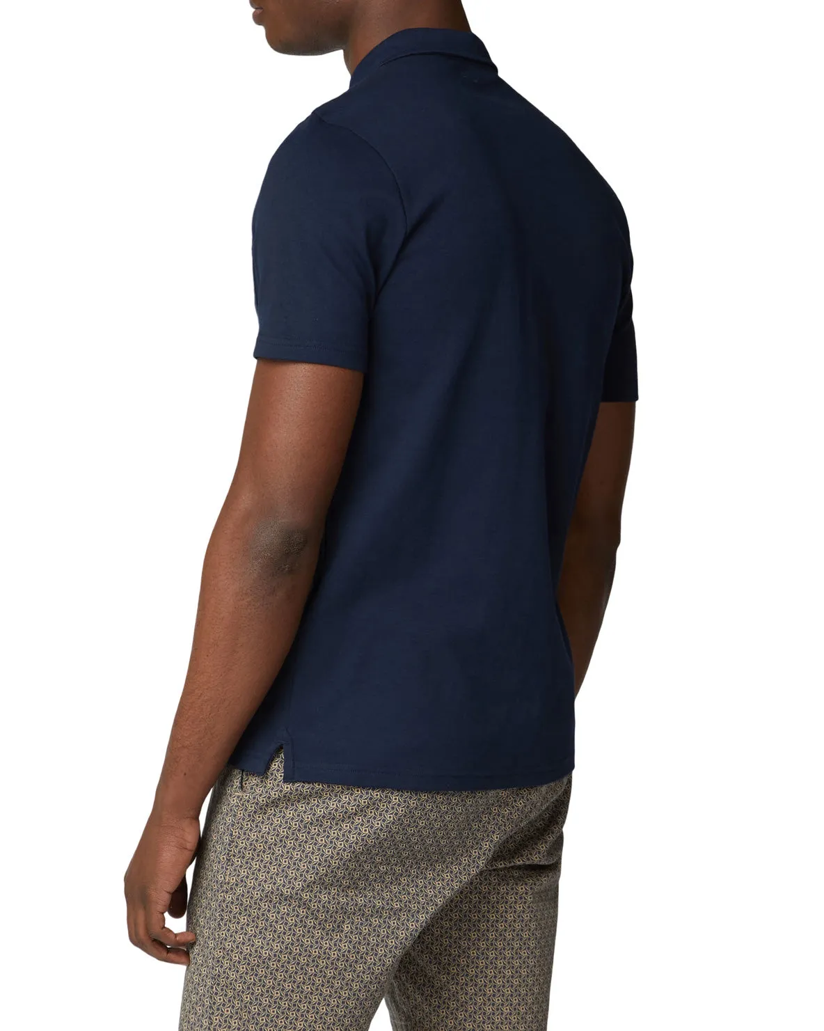 Button-Through Jersey Shirt - Dark Navy sold by Ben Sherman product image thumbnail 2