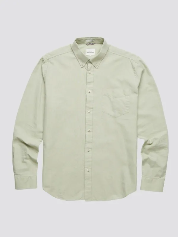 Signature Organic Oxford Shirt - Pistachio sold by Ben Sherman