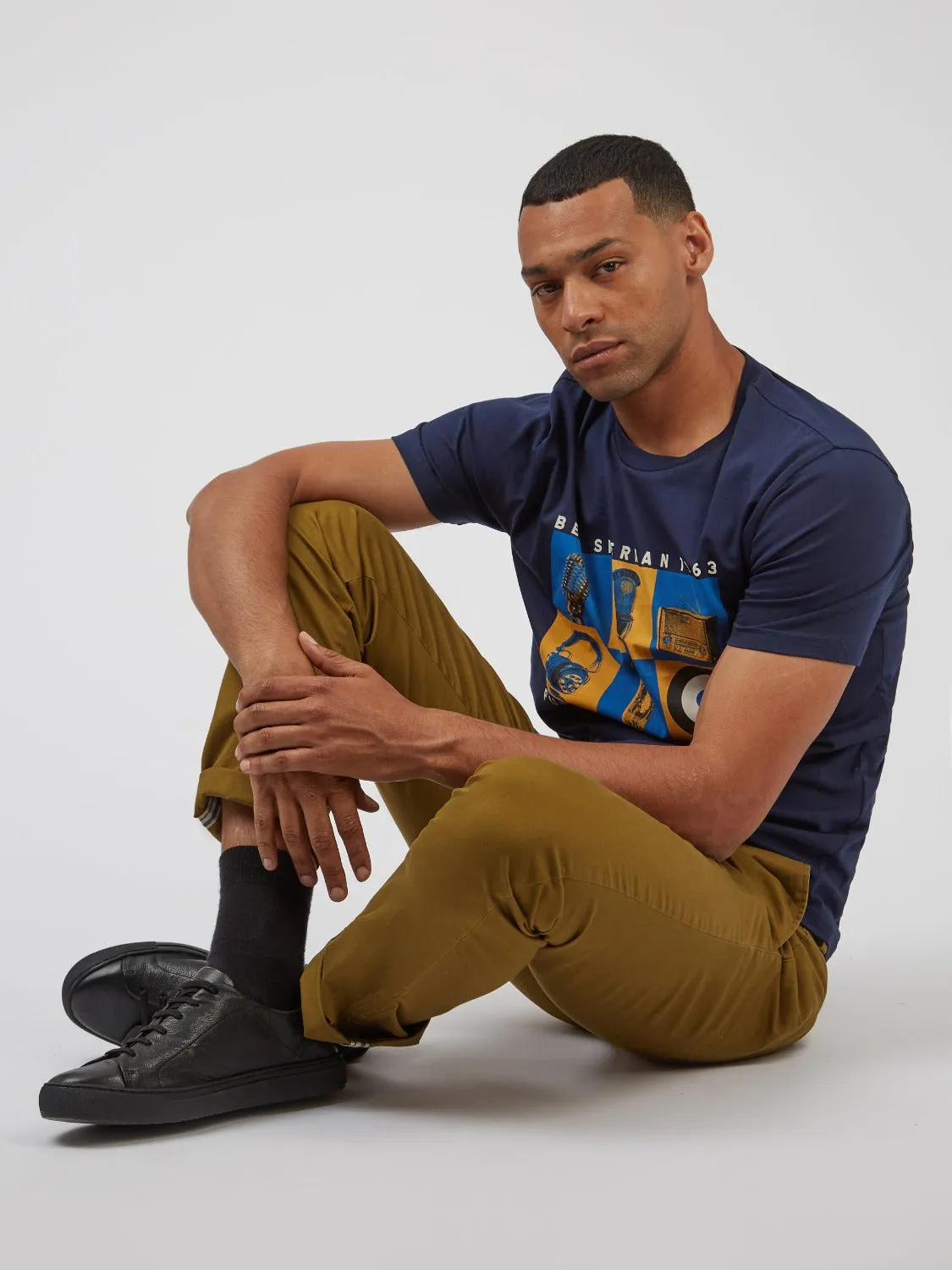 Signature Slim Stretch Chino Pant - Bronze sold by Ben Sherman product image thumbnail 3