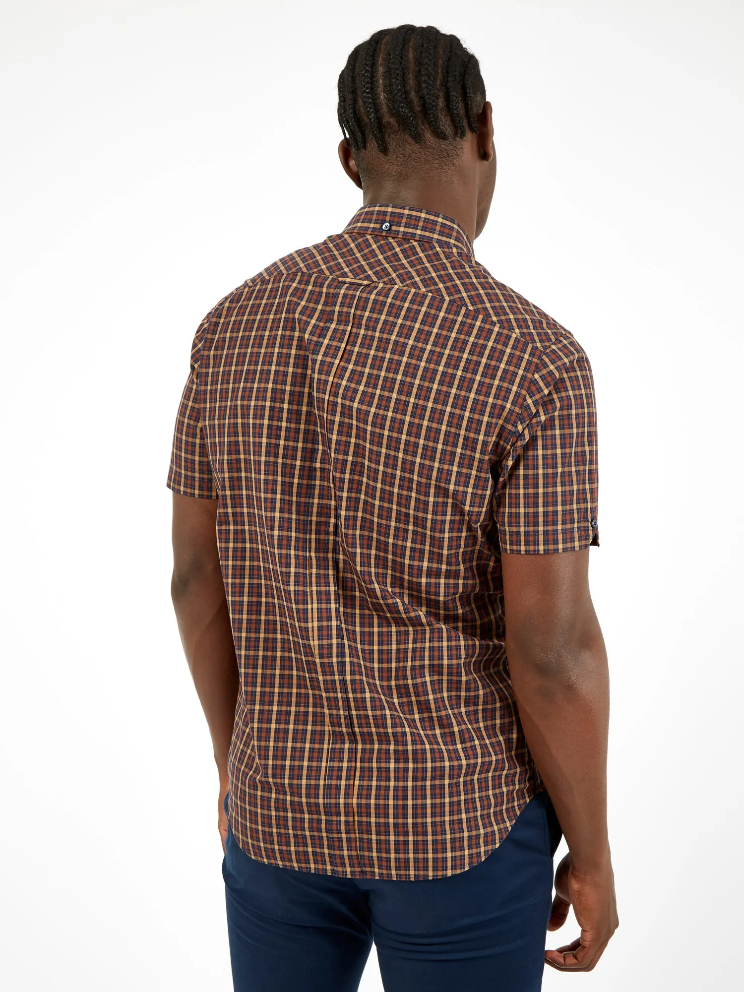 Signature House Check Short-Sleeve Shirt sold by Ben Sherman product image thumbnail 2