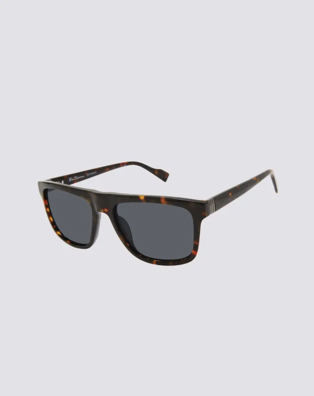 Kings Polarized Retro Square Sunglasses sold by Ben Sherman