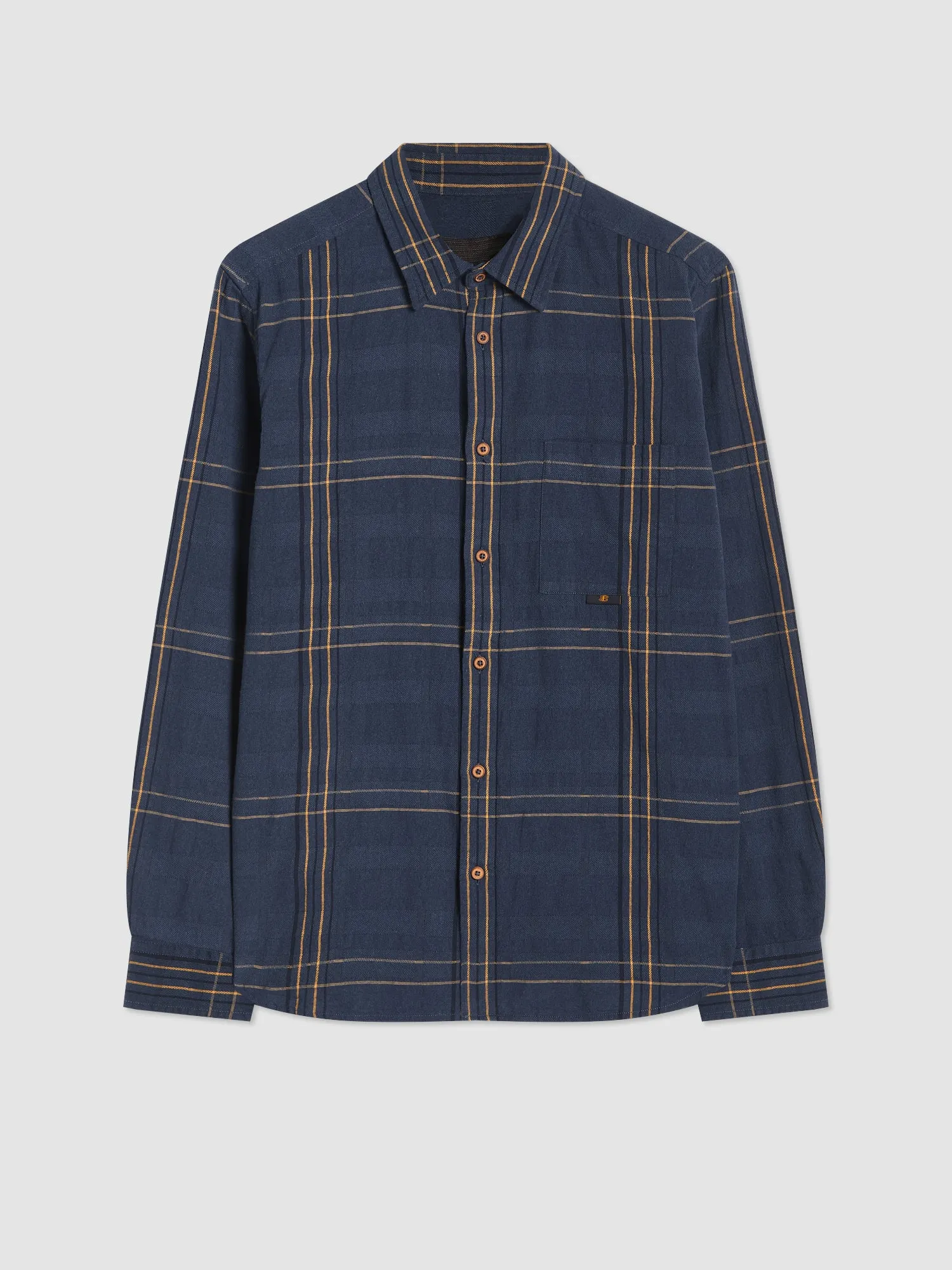 B by Ben Sherman Indigo Check Shirt sold by Ben Sherman product image thumbnail 3