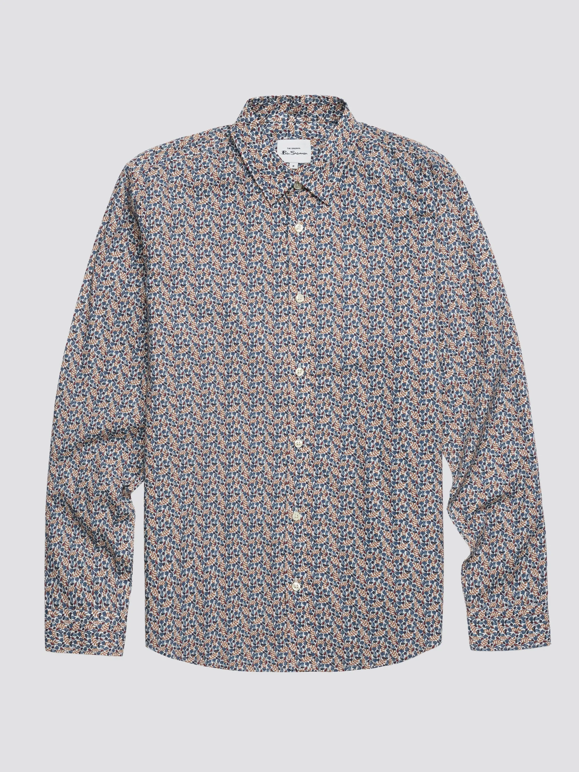 Floral Print Long-Sleeve Shirt sold by Ben Sherman product image thumbnail 5