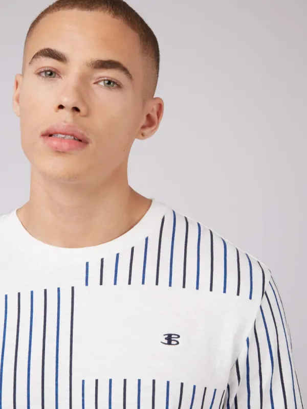 B by Ben Sherman Vertical Stripe Tee sold by Ben Sherman