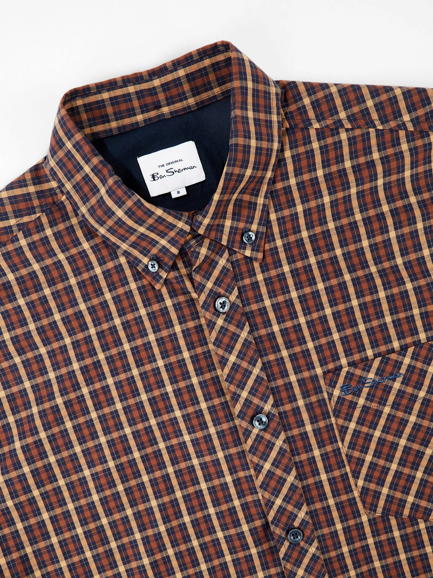 Signature Long-Sleeve House Check Shirt sold by Ben Sherman product image thumbnail 4