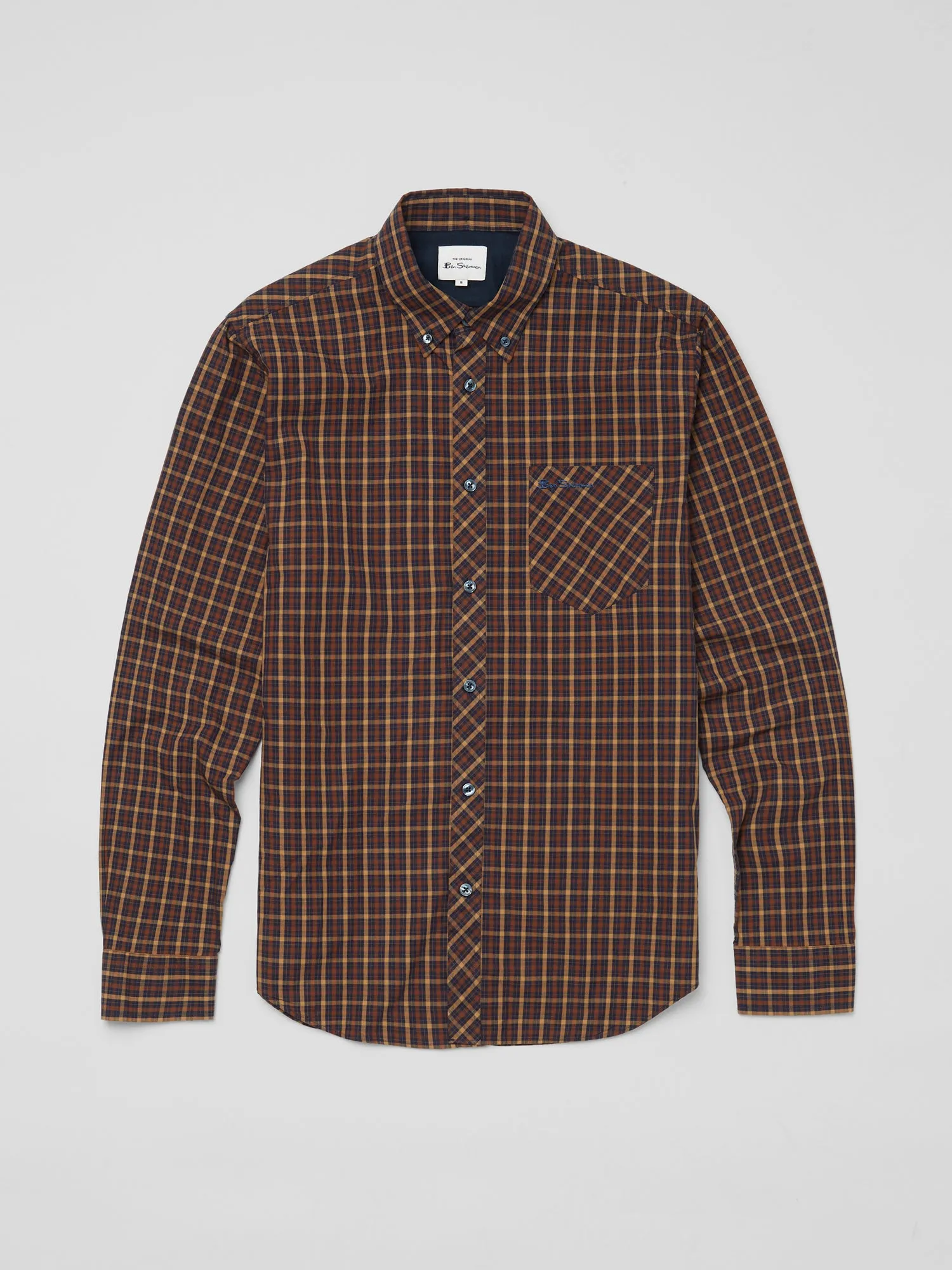 Signature Long-Sleeve House Check Shirt sold by Ben Sherman product image thumbnail 3