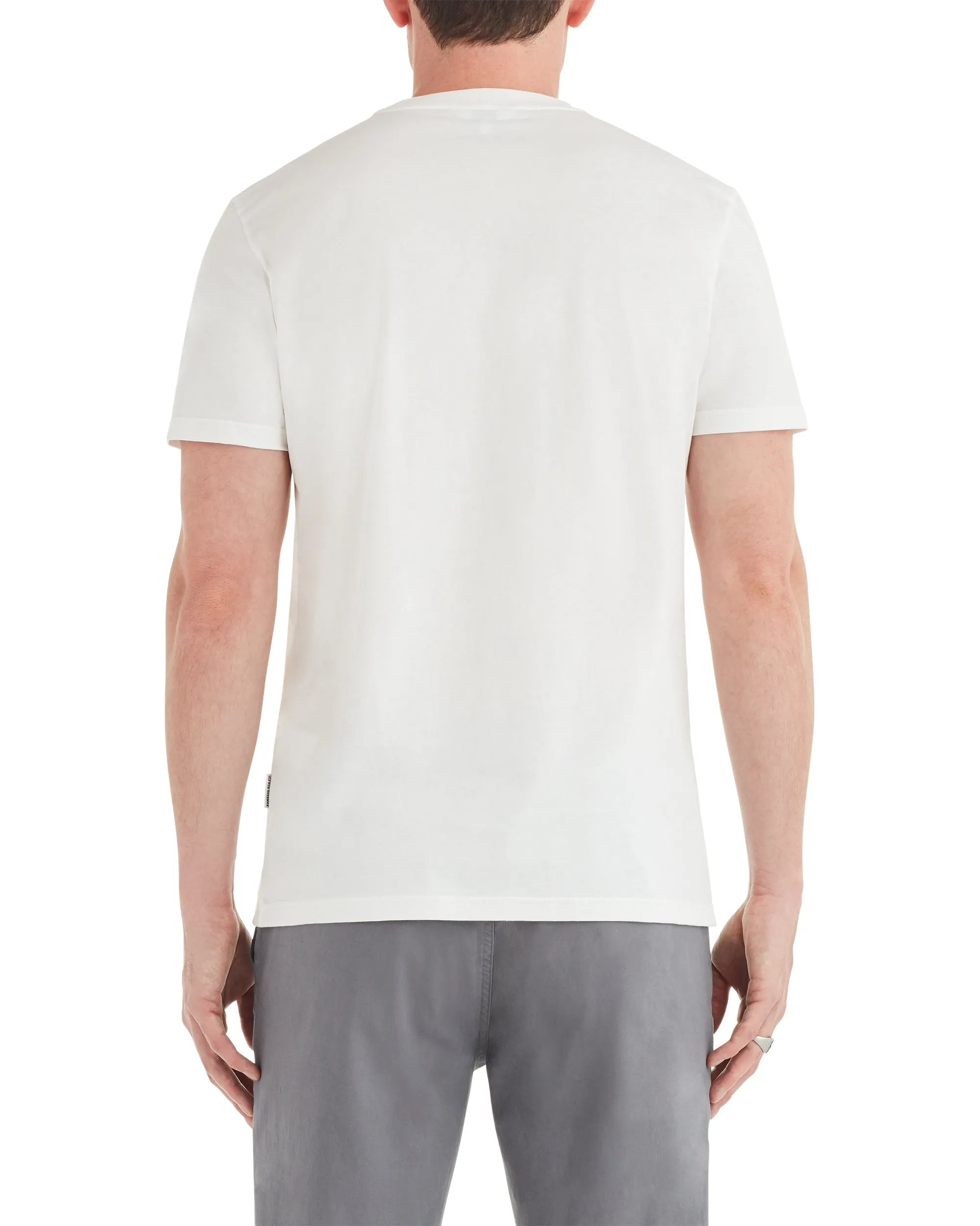 Tropical Union Jack Graphic Tee - White sold by Ben Sherman product image thumbnail 2