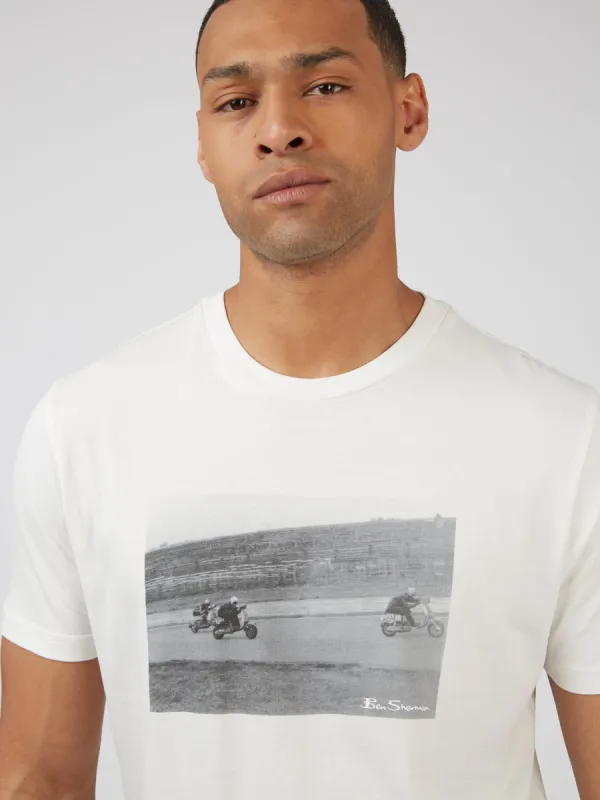 Organic Jersey Heritage Racing Graphic Tee sold by Ben Sherman