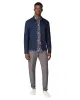 Long-Sleeve Multi-Color Paisley Shirt - Dark Navy sold by Ben Sherman