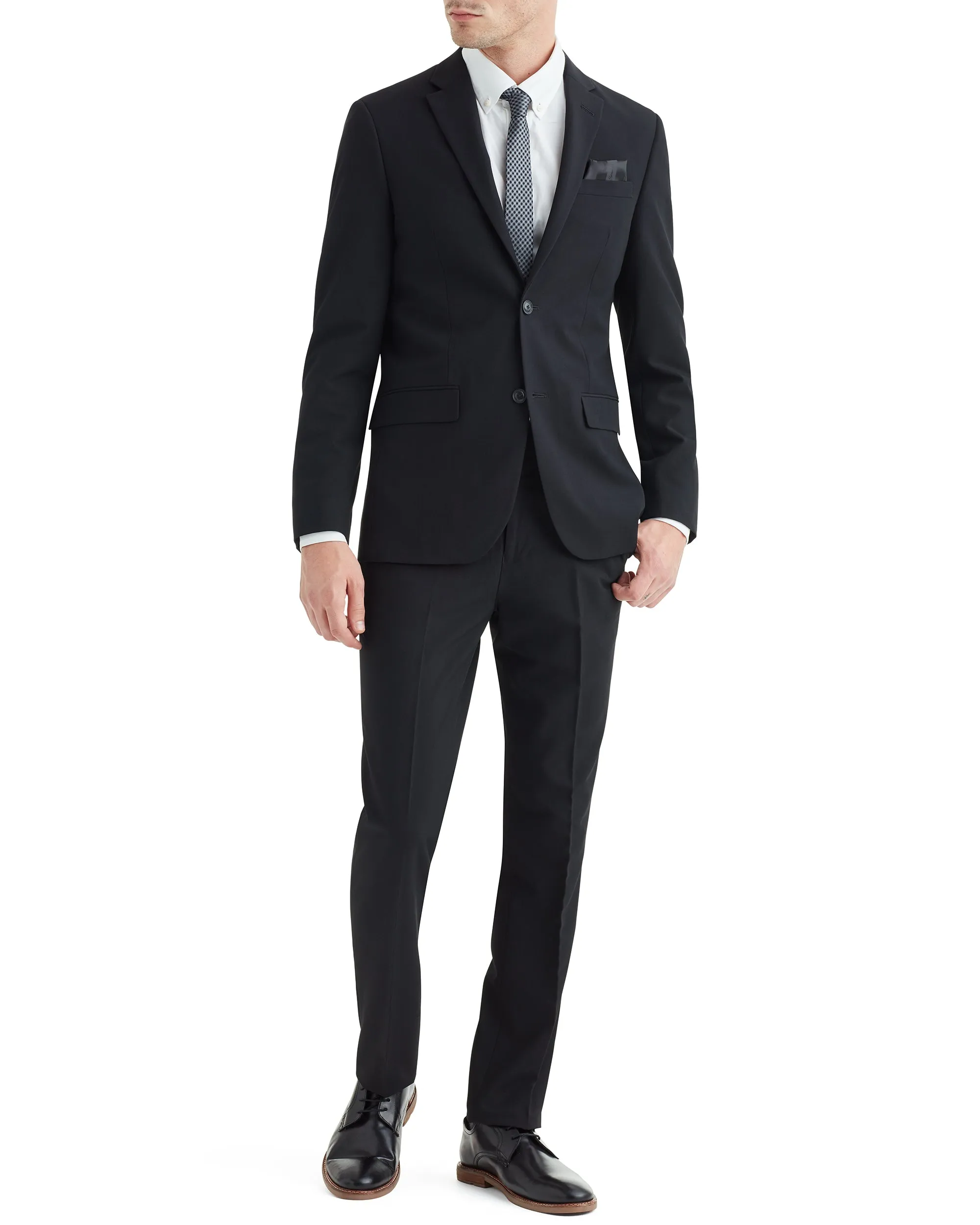 Cave Bi-Stretch Flat Front Suit Pant - Black sold by Ben Sherman product image thumbnail 2