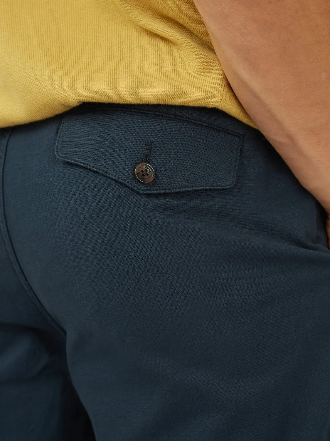 Signature Slim Taper Linen Trousers - Midnight sold by Ben Sherman product image thumbnail 4