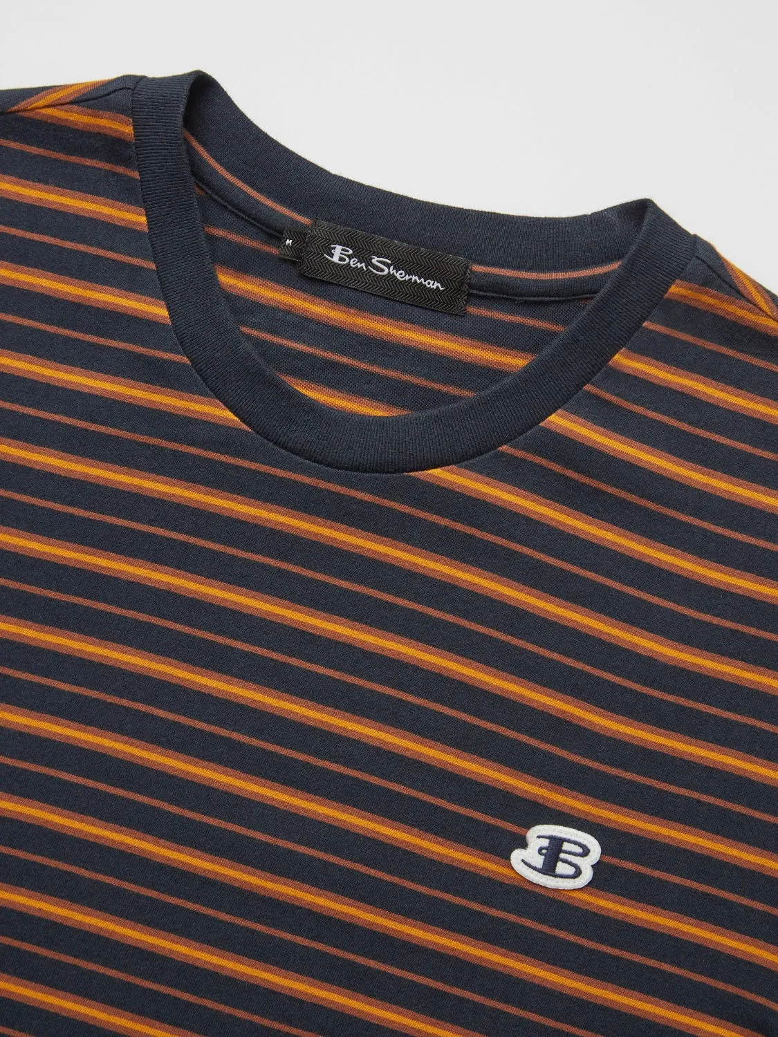 B by Ben Sherman Jersey Striped Tee - Midnight sold by Ben Sherman