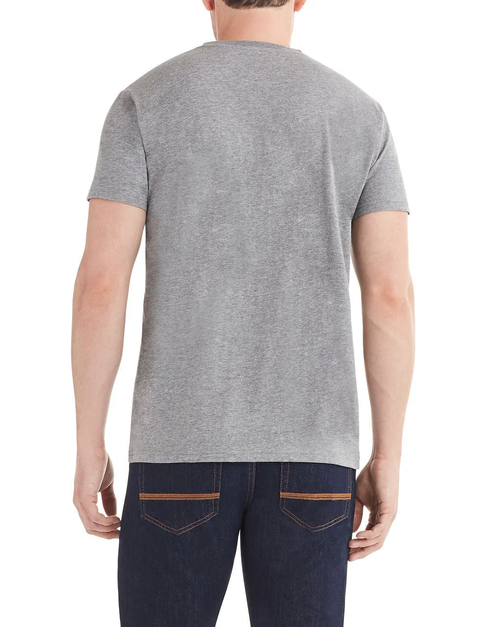Dot Stripe Pocket Print Styled T-Shirt - Grey sold by Ben Sherman product image thumbnail 2