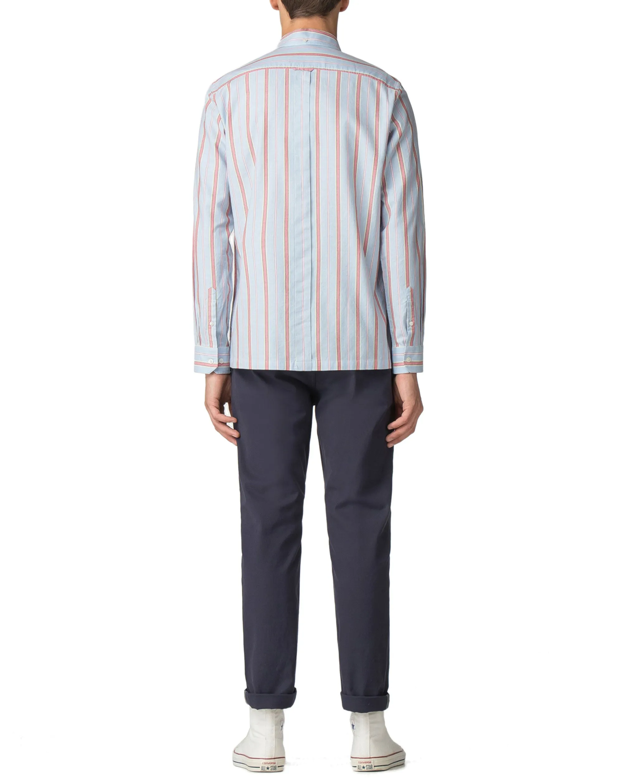 Long-Sleeved Archive Brighton Striped Shirt - Robbia Blue sold by Ben Sherman product image thumbnail 3