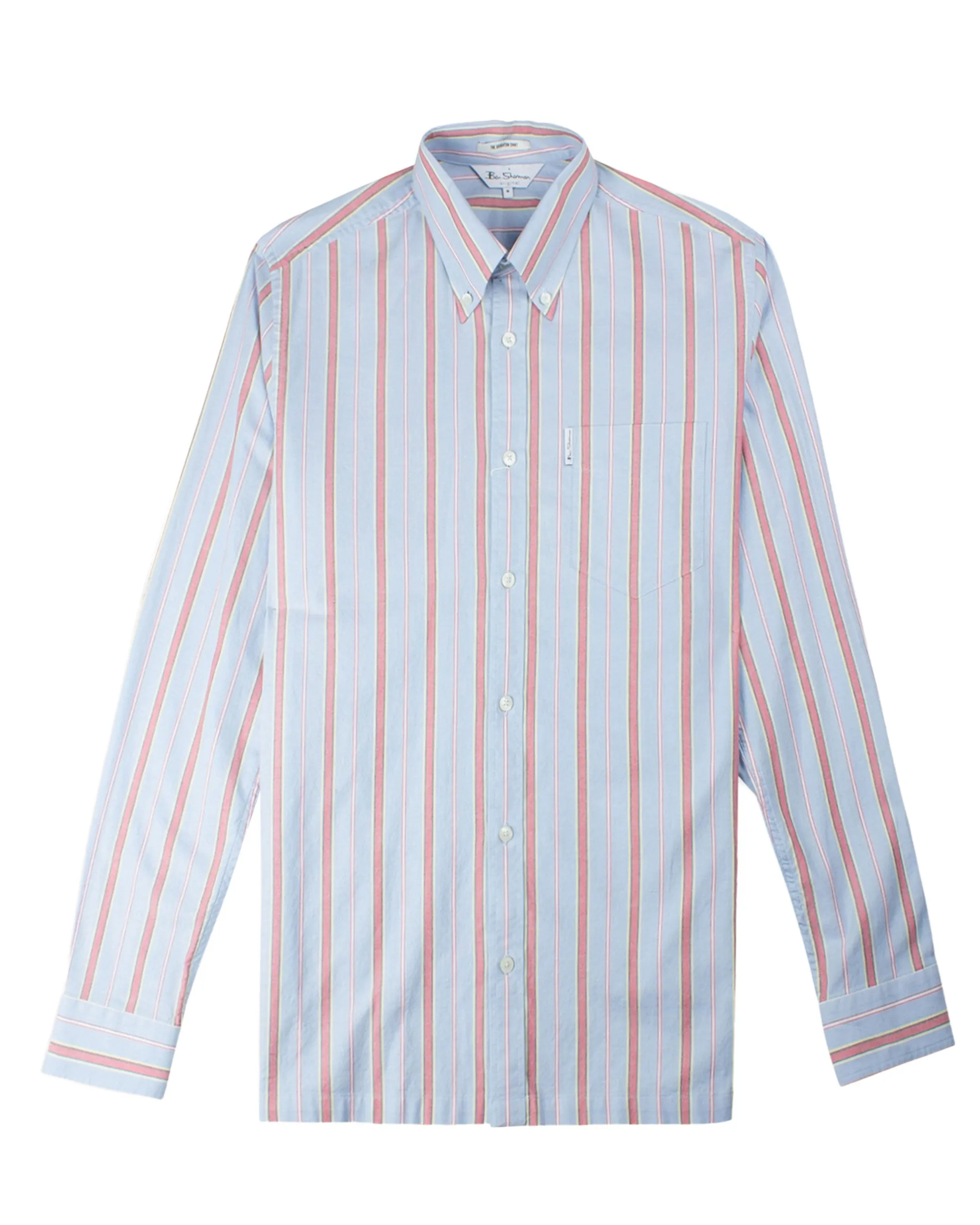 Long-Sleeved Archive Brighton Striped Shirt - Robbia Blue sold by Ben Sherman product image thumbnail 5