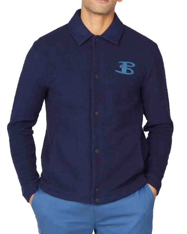 B by Ben Sherman Loopback Coach Jacket - Marine sold by Ben Sherman