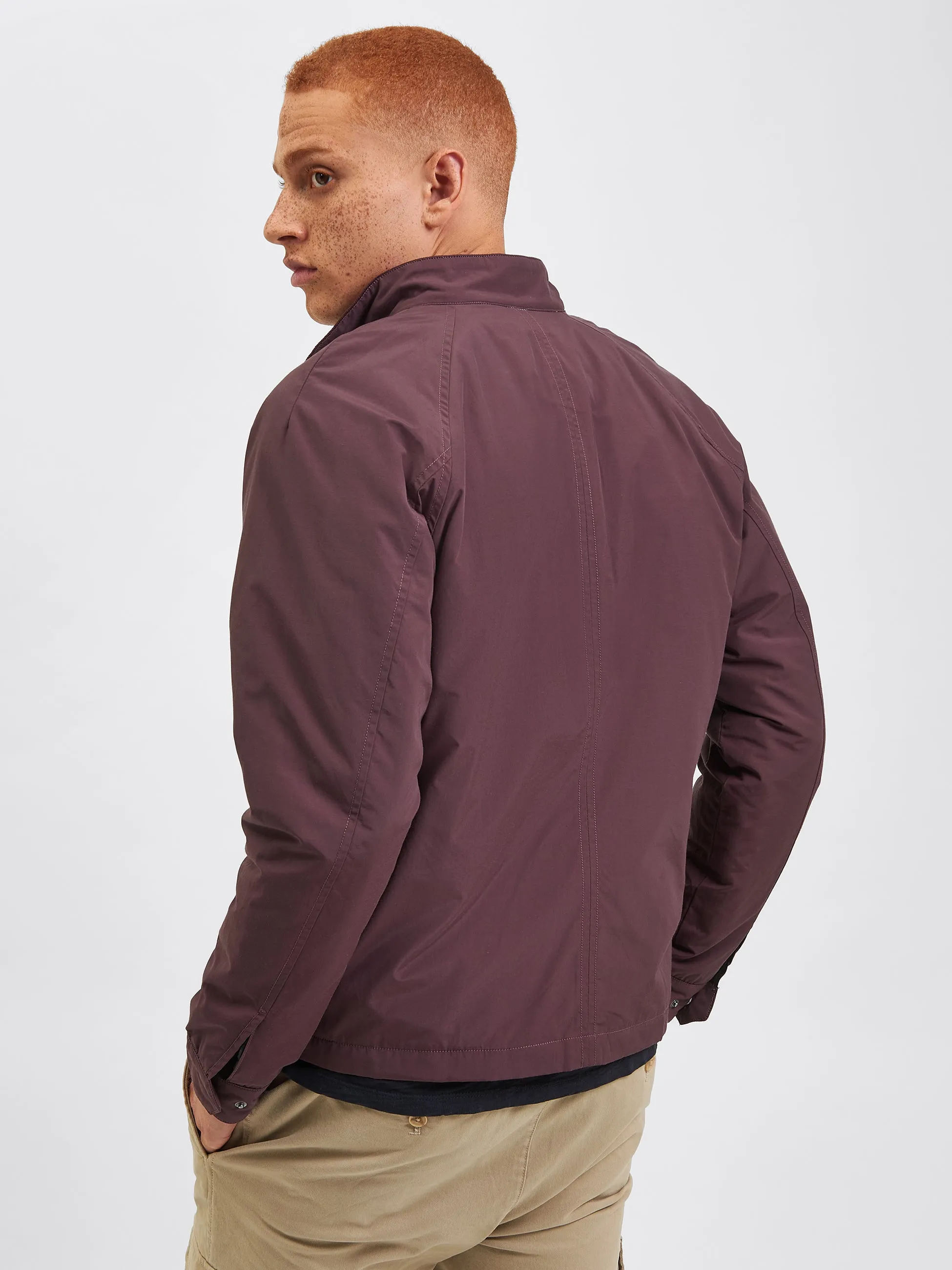 The Original Quilted Harrington Jacket - Merlot sold by Ben Sherman product image thumbnail 3