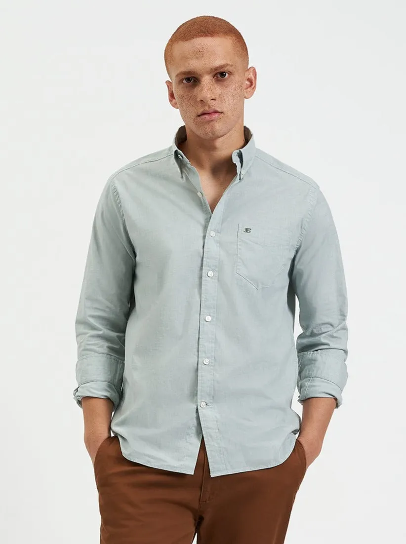 Beatnik Wash Long-Sleeve Shirt - Forest sold by Ben Sherman