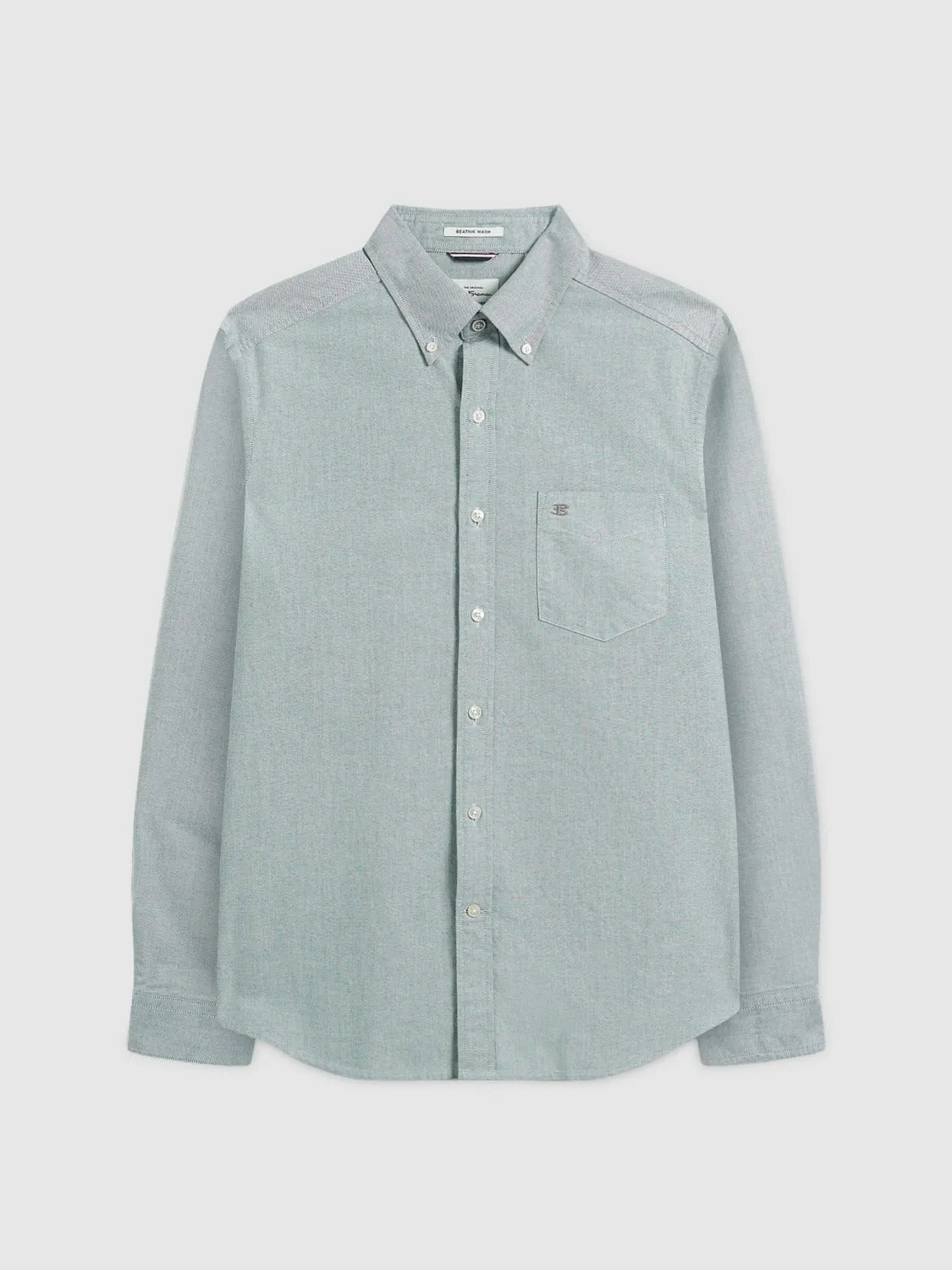 Beatnik Wash Long-Sleeve Shirt - Forest sold by Ben Sherman product image thumbnail 2