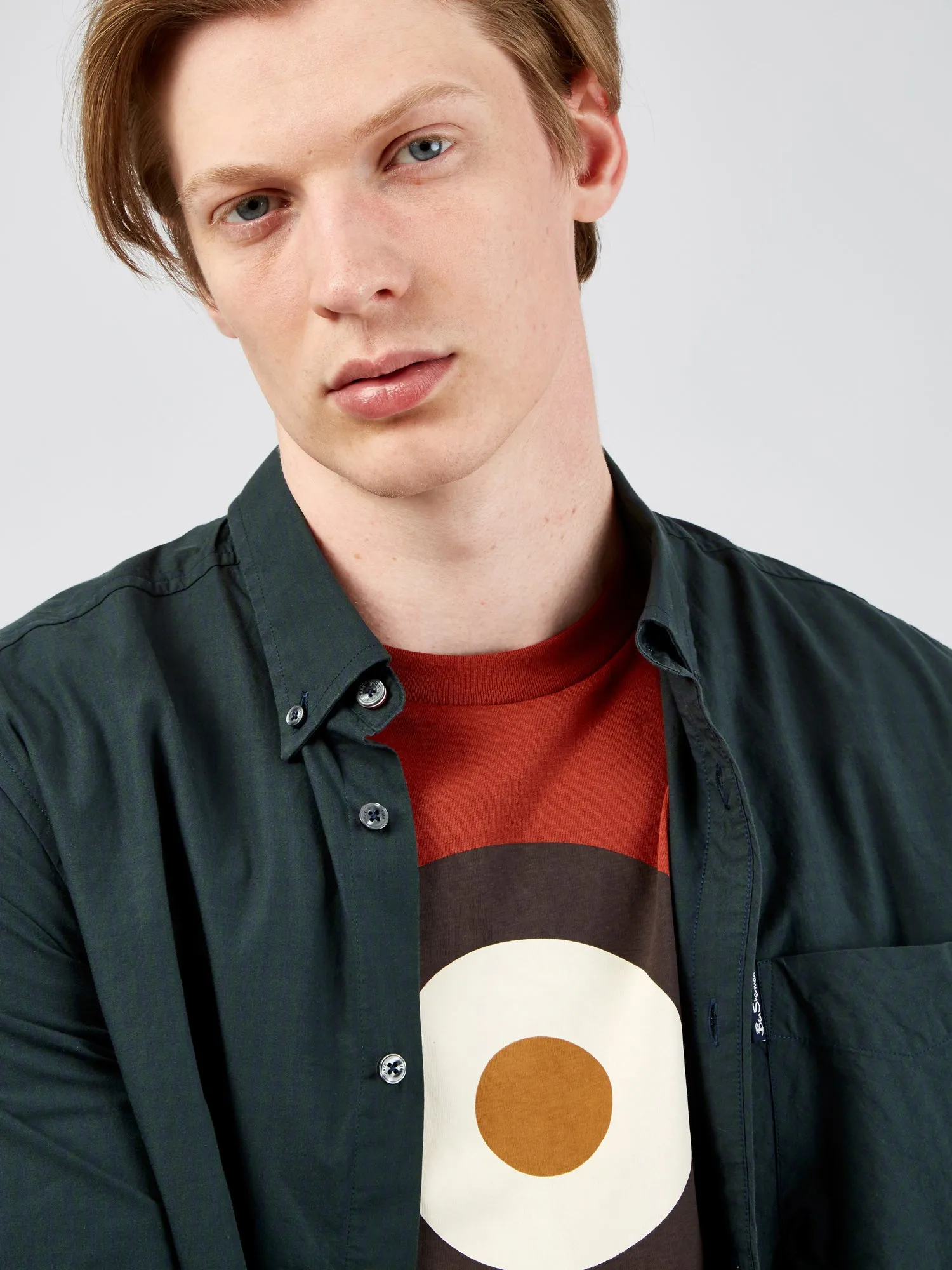 Signature Target Tee - Dark Orange sold by Ben Sherman product image thumbnail 3