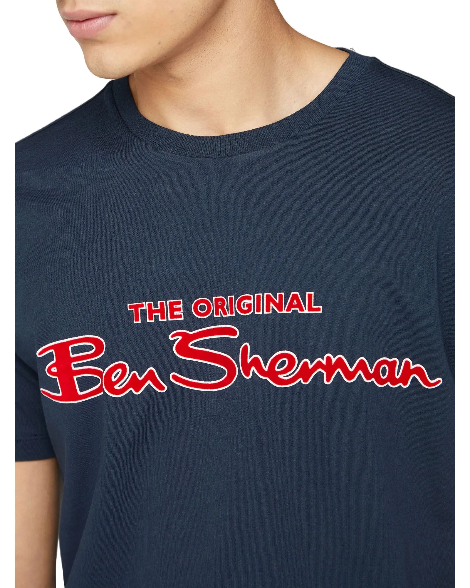 Signature Logo Tee - Dark Navy sold by Ben Sherman product image thumbnail 3