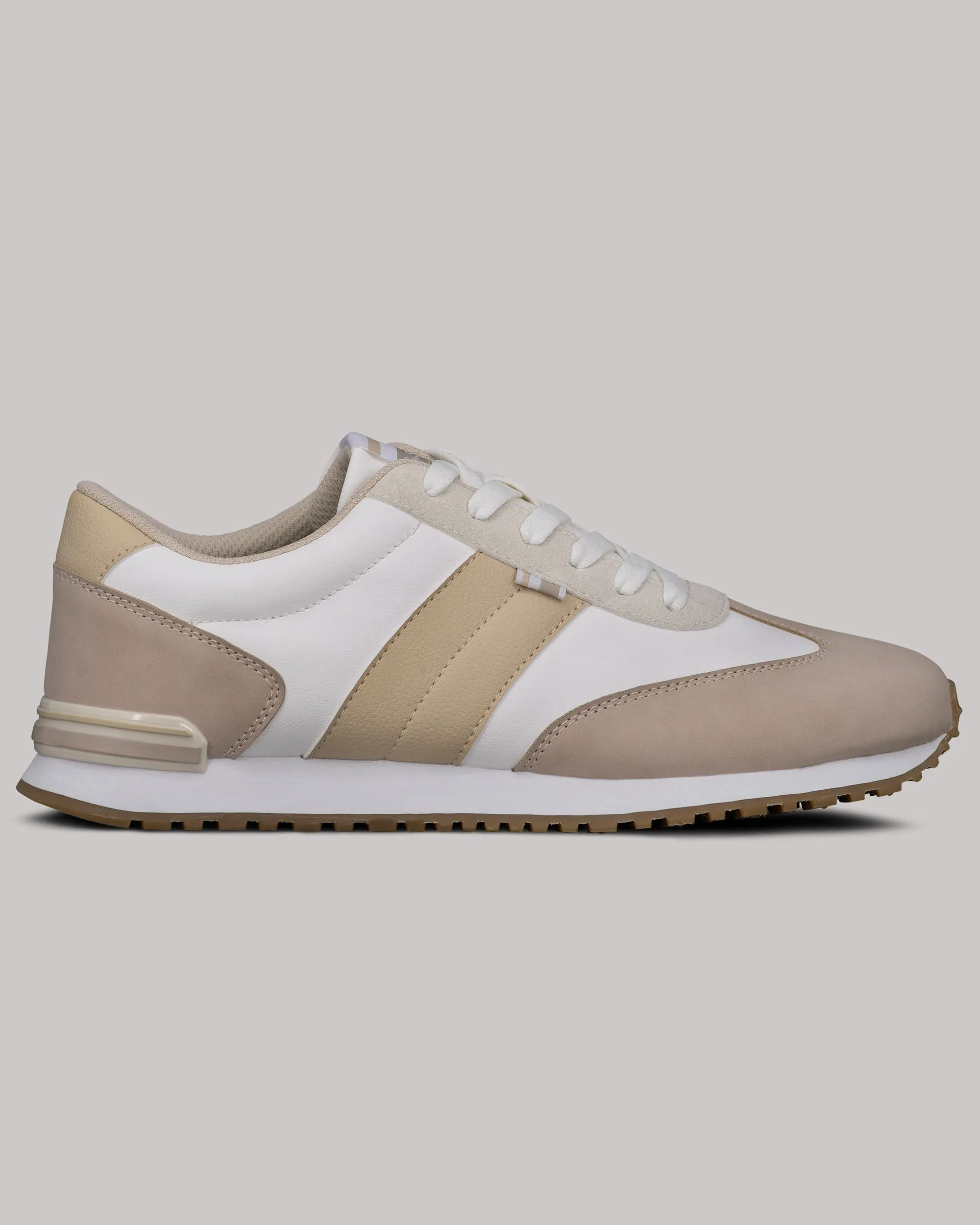 Cardiff Sneaker - Off White/Oxford Tan sold by Ben Sherman