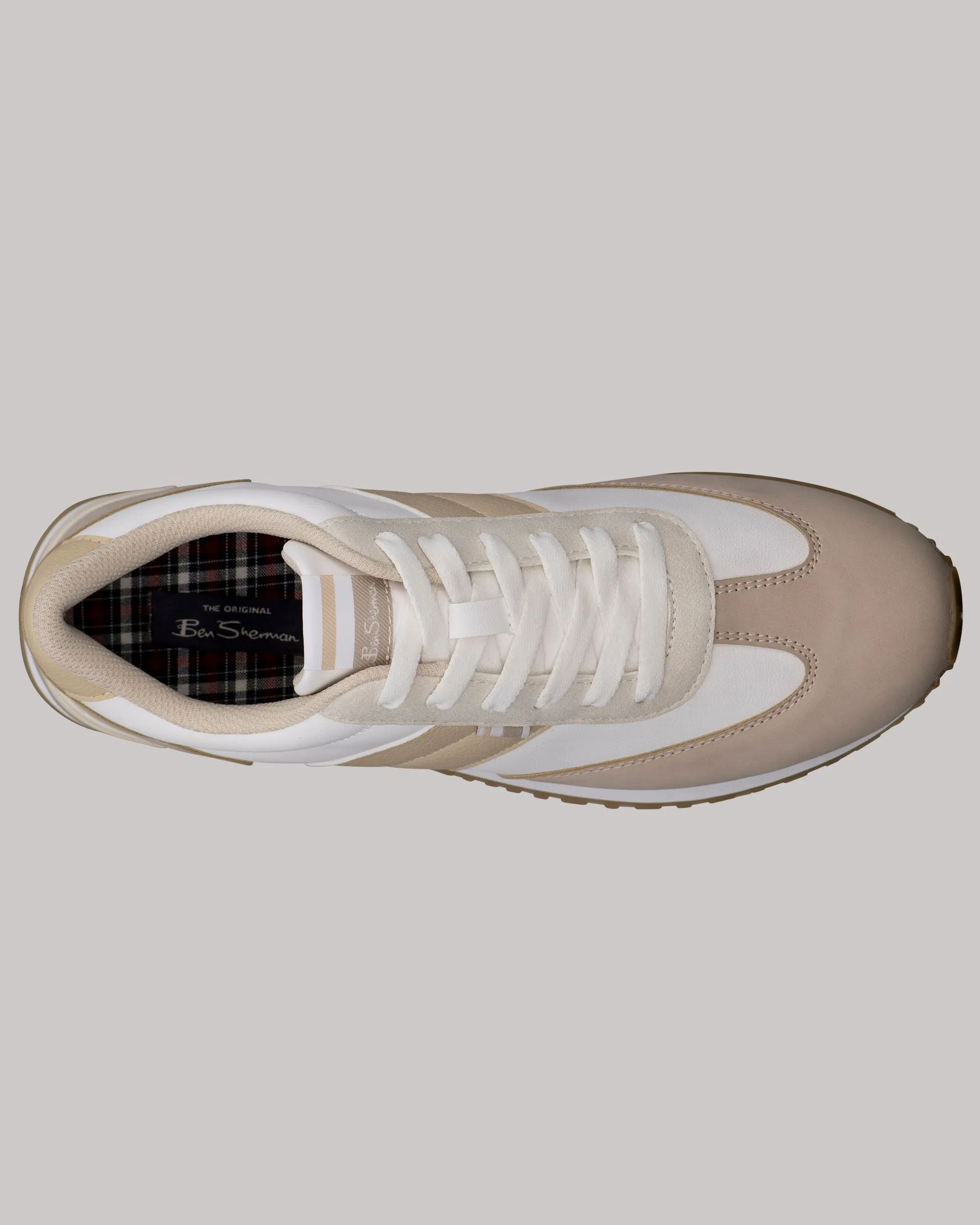 Cardiff Sneaker - Off White/Oxford Tan sold by Ben Sherman product image thumbnail 4